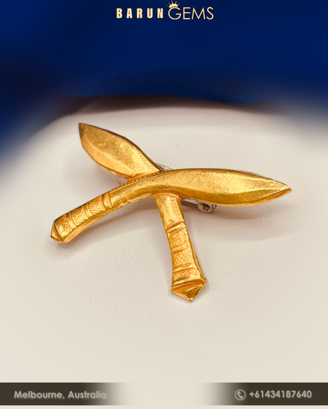 Gold Gorkhali Pin