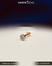 Load image into Gallery viewer, 14K Diamond Nose Pin
